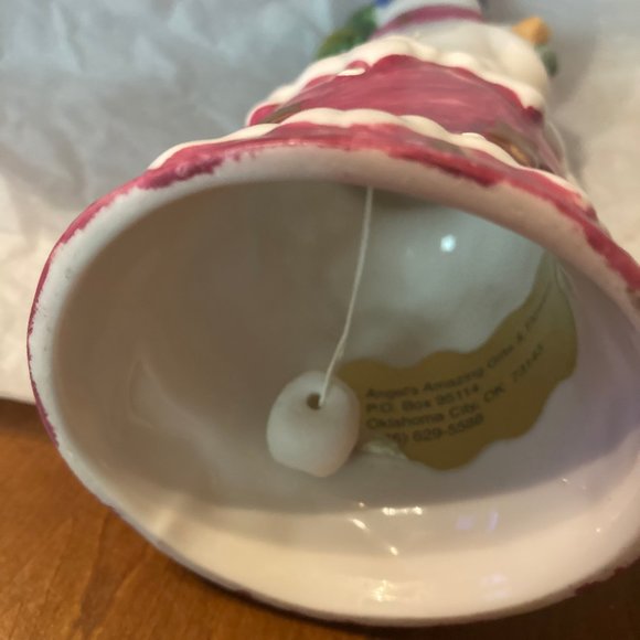 SNOWMAN  WITH A CHRISTMAS TREE NICE GIFT NEW - Picture 2 of 3